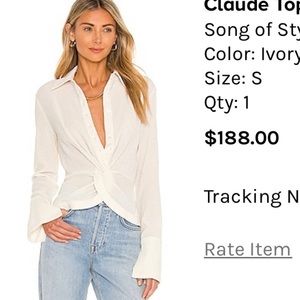 Song of Style Claude Top